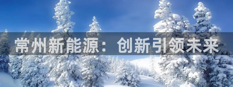 新宝gg奖金：常州新能源：创新引领未来