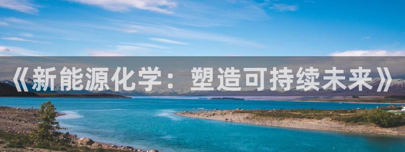 新宝gg黑平台：《新能源化学：塑造可持续